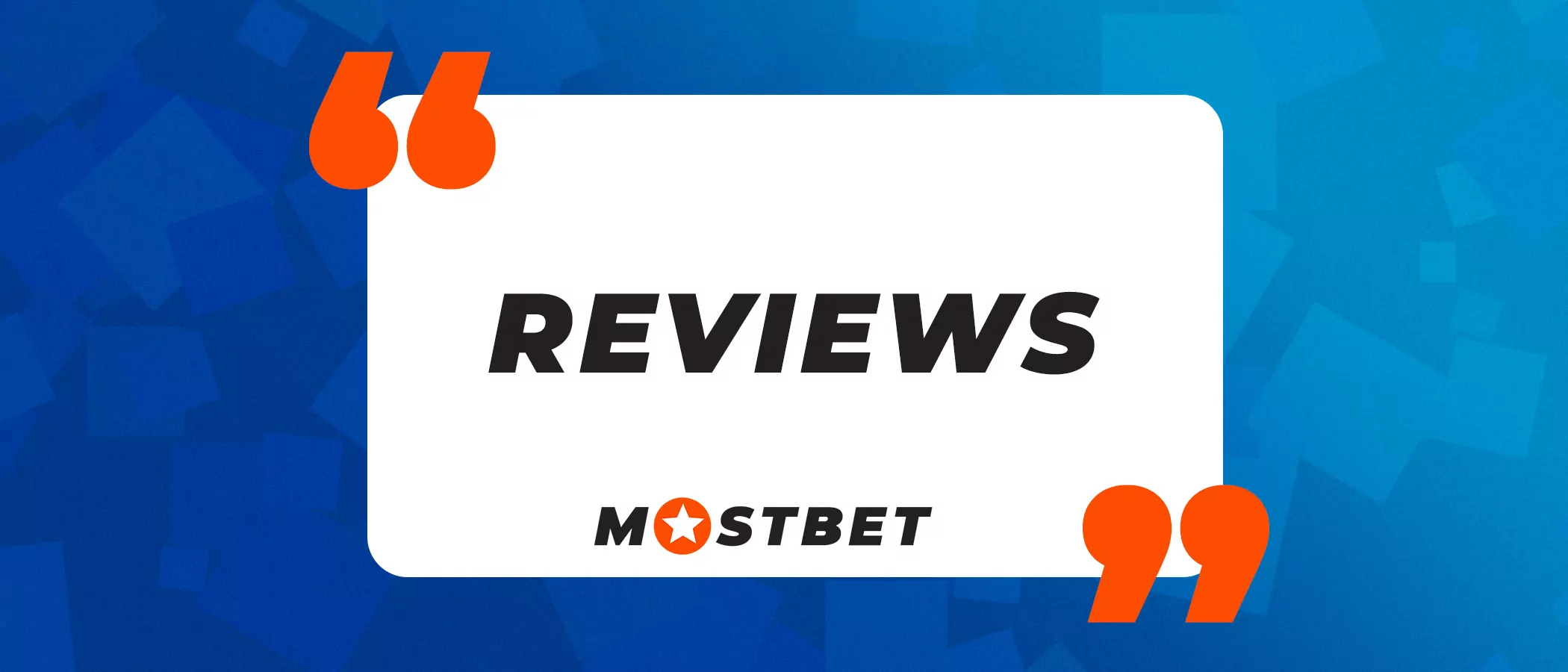 Mostbet player reviews.