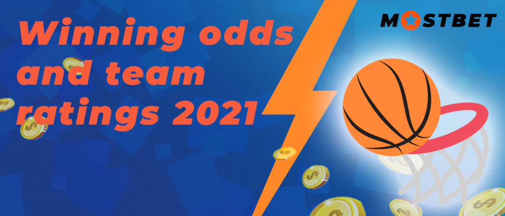 Basketball teams winning odds and team ratings 2021