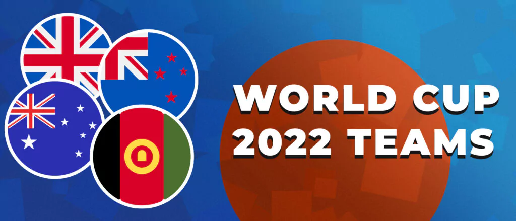 The list of the teams on T20 World Cup 2022