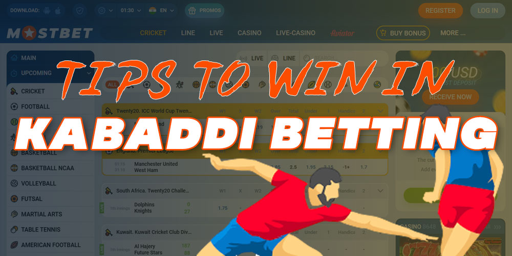 Kabaddi: useful tips for betting at Mostbet.