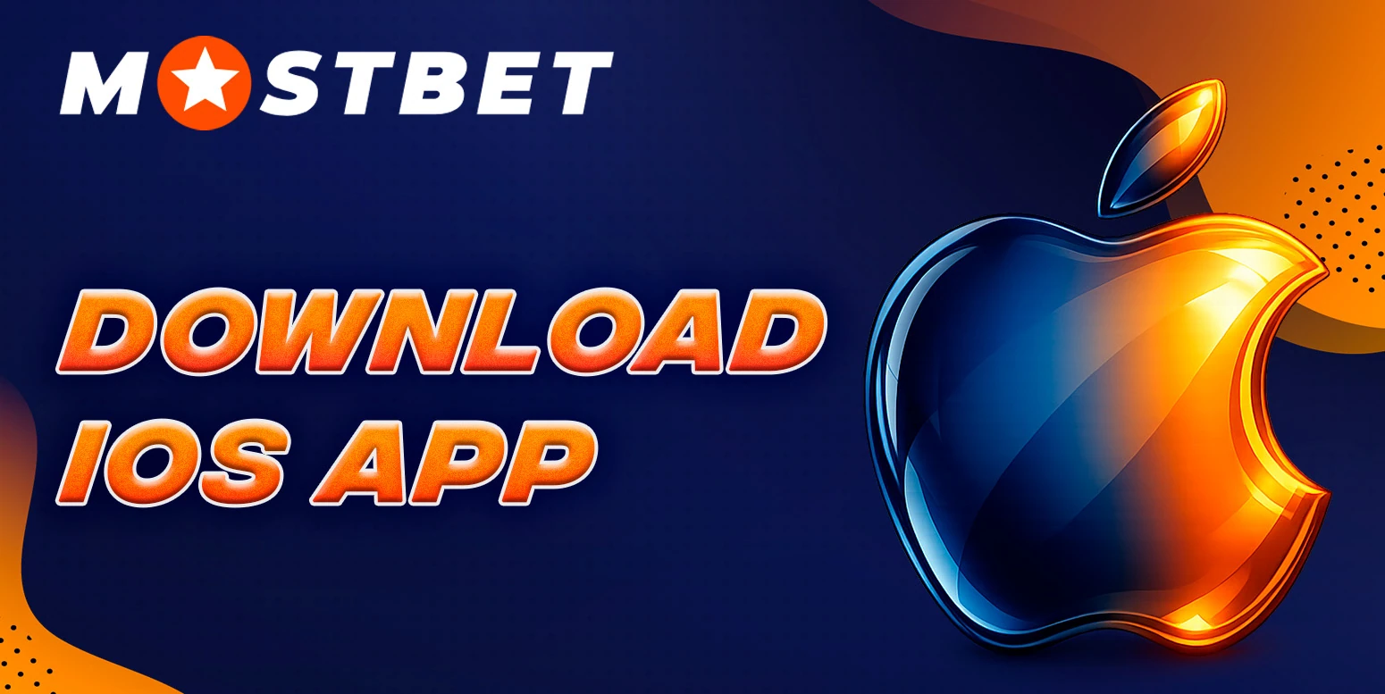 Downloading the Mostbet app on an iOS device