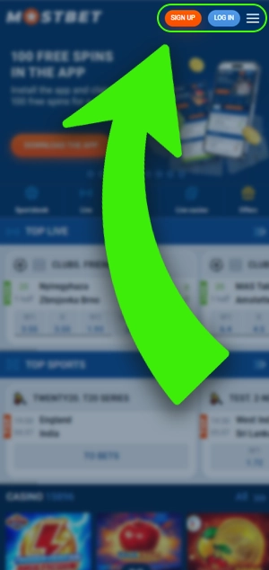 Click login button